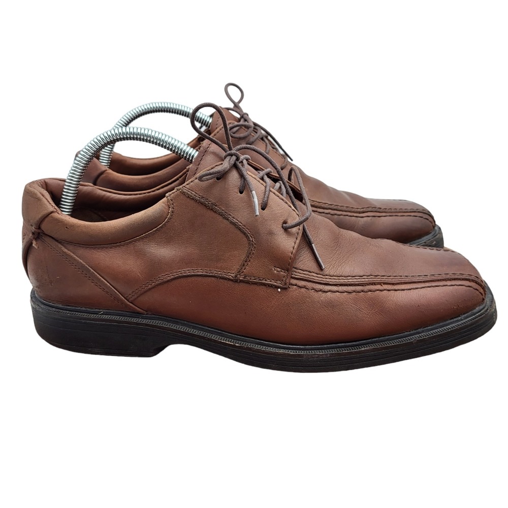 Johnston‎ & Murphy Shoes Mens Size 9 M Brown Sheepskin Waterproof XC4 Oxfords